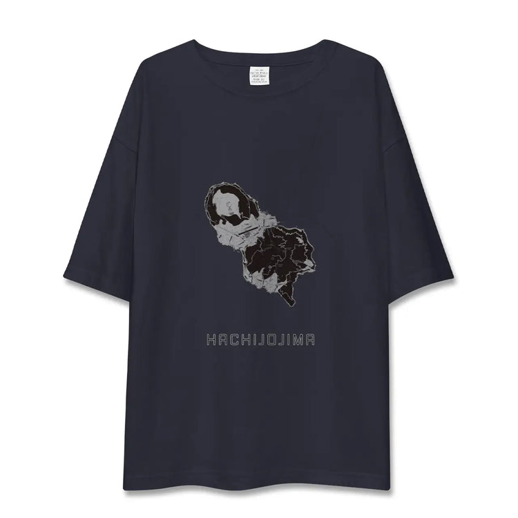【八丈島（東京都）】地図柄ビッグシルエットTシャツ