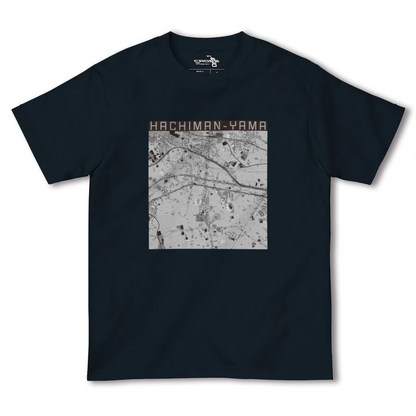 【八幡山（東京都）】地図柄ヘビーウェイトTシャツ