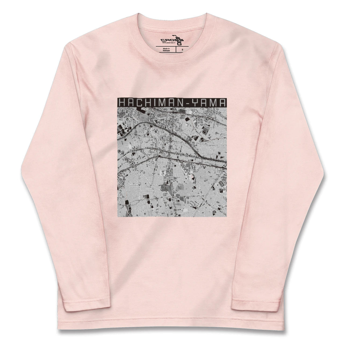 【八幡山(東京都)】地図柄ロングスリーブTシャツ