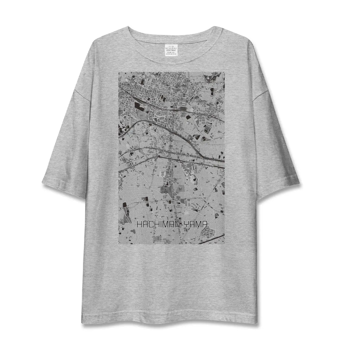 【八幡山(東京都)】地図柄ビッグシルエットTシャツ
