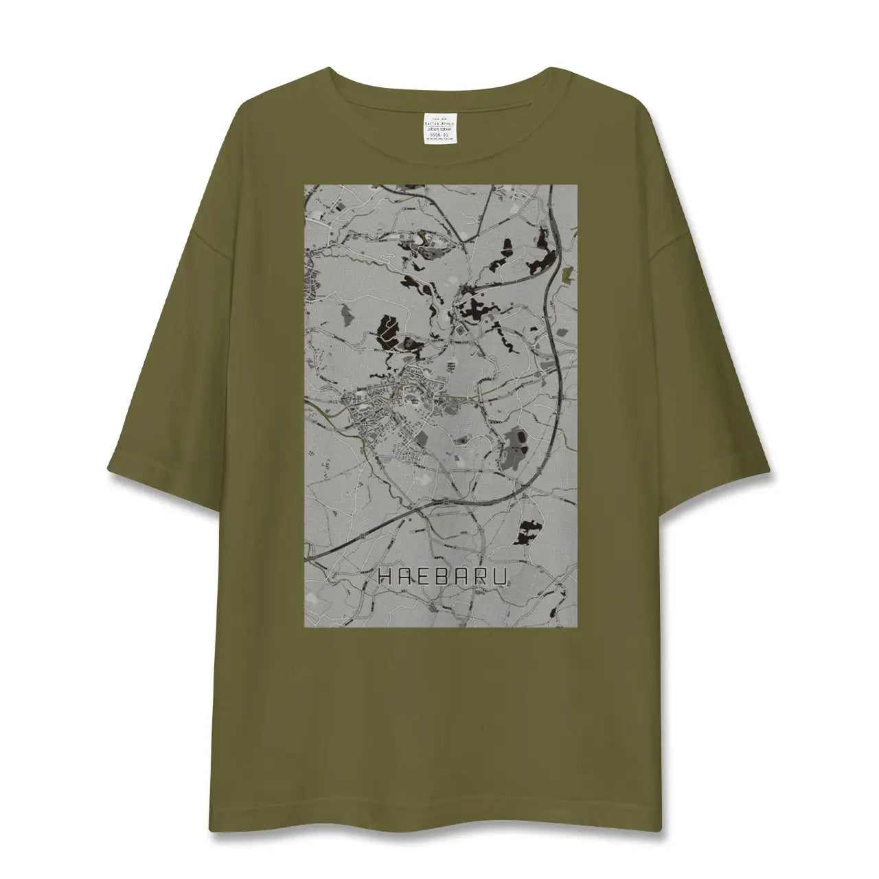 【南風原（沖縄県）】地図柄ビッグシルエットTシャツ