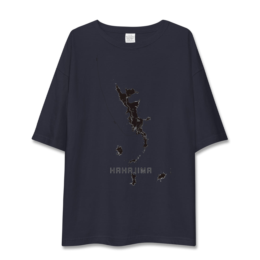 【母島（東京都）】地図柄ビッグシルエットTシャツ