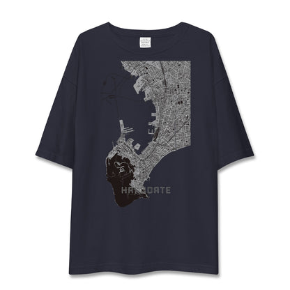 【函館（北海道）】地図柄ビッグシルエットTシャツ