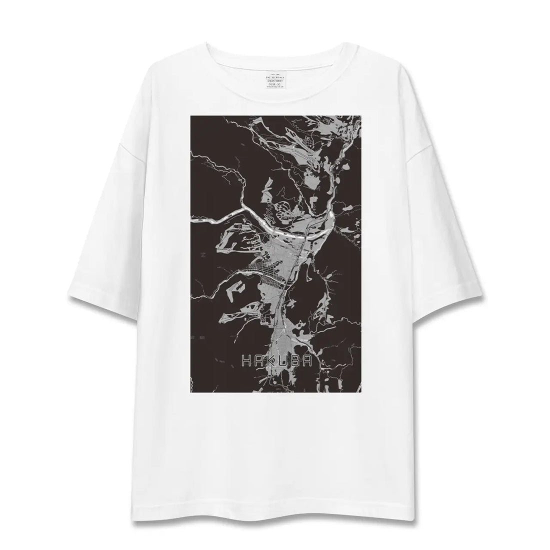 【白馬(長野県)】地図柄ビッグシルエットTシャツ