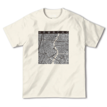 【浜町（東京都）】地図柄ヘビーウェイトTシャツ