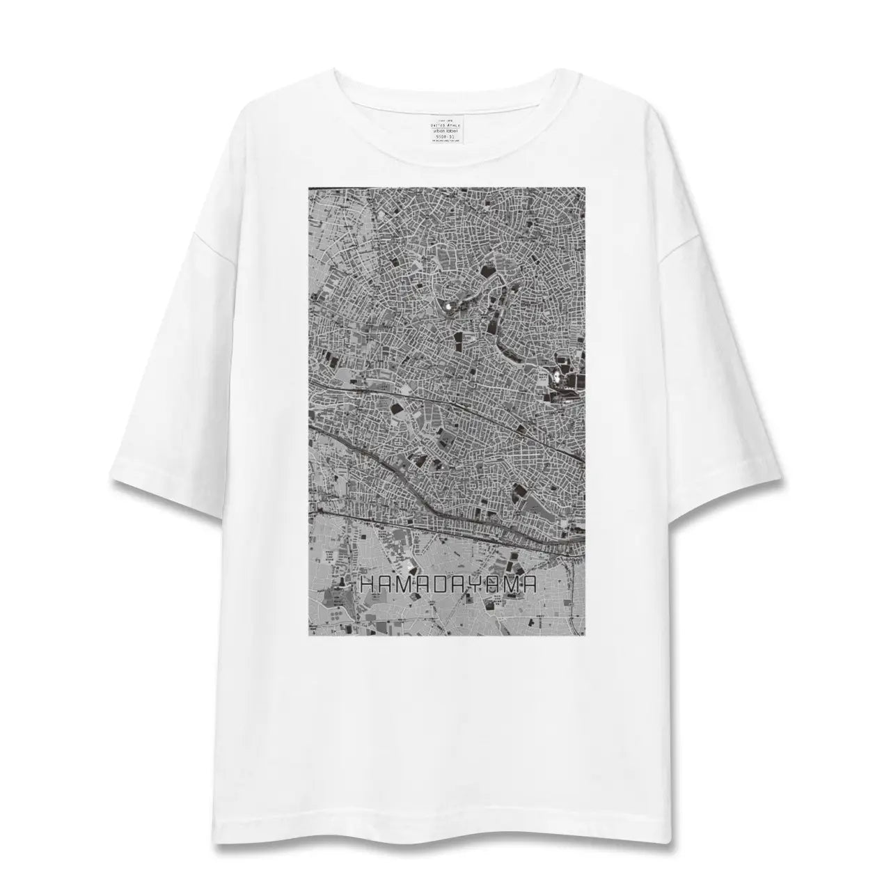 【浜田山（東京都）】地図柄ビッグシルエットTシャツ