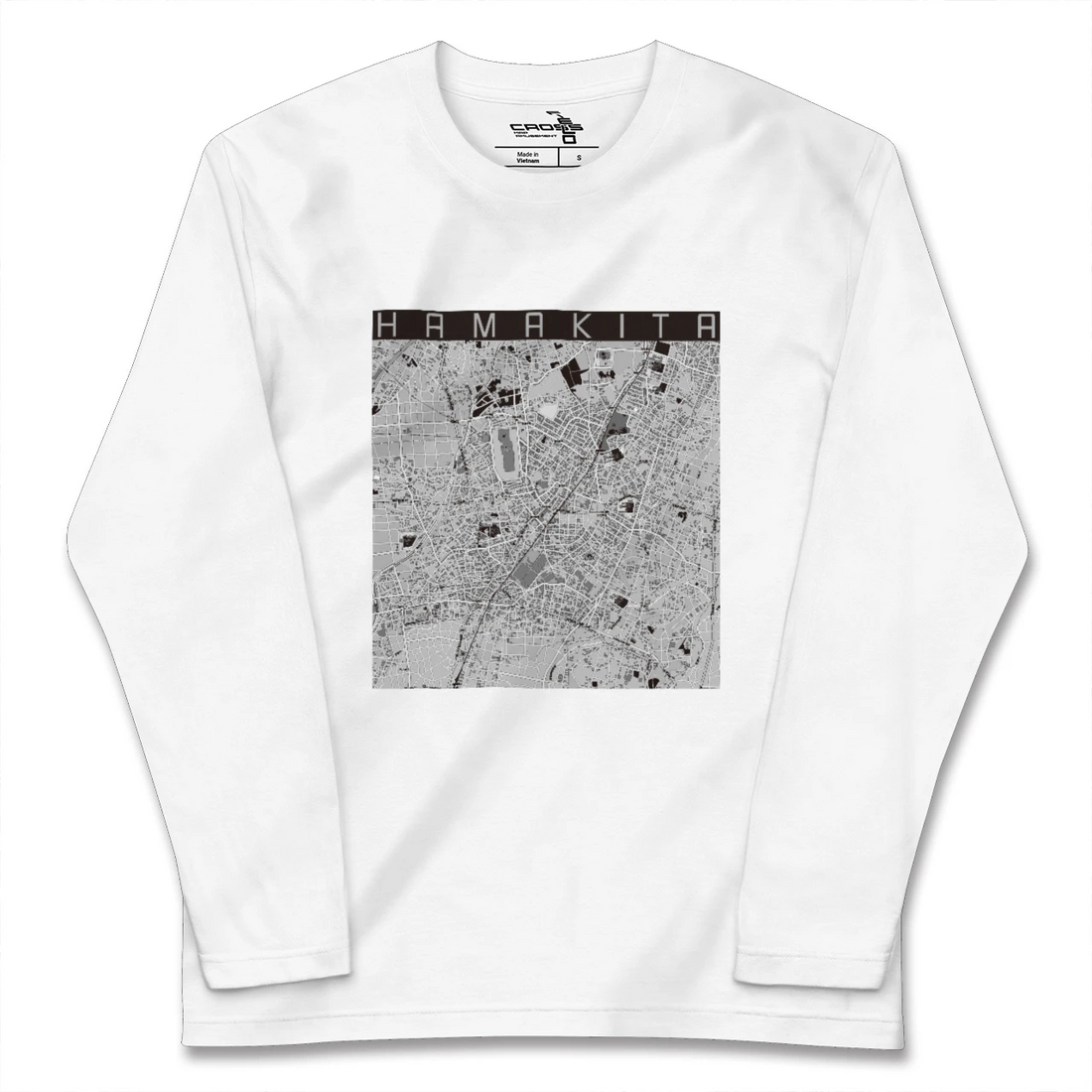 【浜北(静岡県)】地図柄ロングスリーブTシャツ