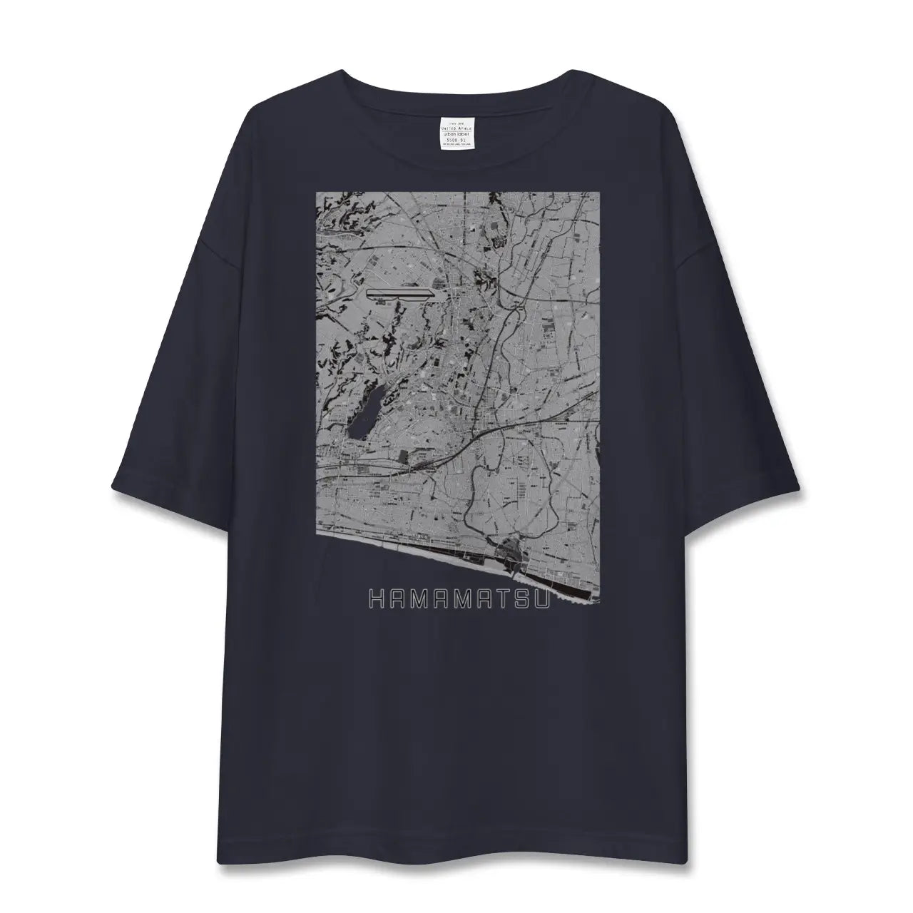 【浜松（静岡県）】地図柄ビッグシルエットTシャツ