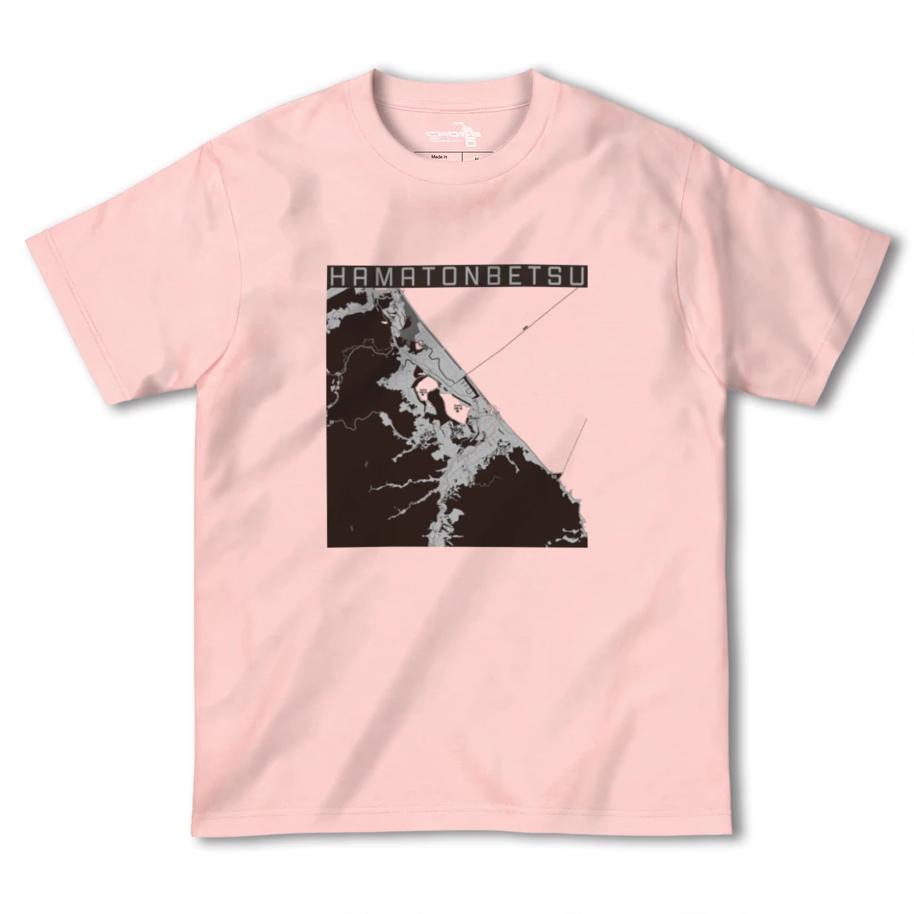 【浜頓別（北海道）】地図柄ヘビーウェイトTシャツ
