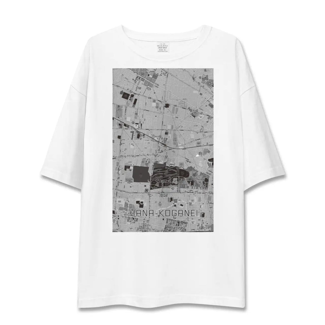 【花小金井（東京都）】地図柄ビッグシルエットTシャツ