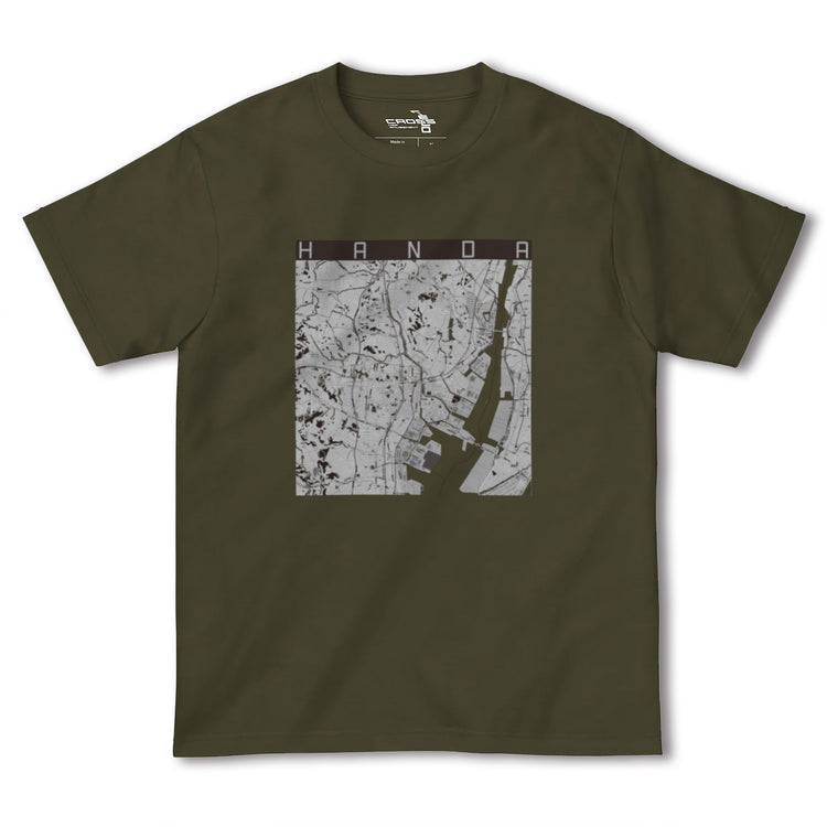 【半田（愛知県）】地図柄ヘビーウェイトTシャツ