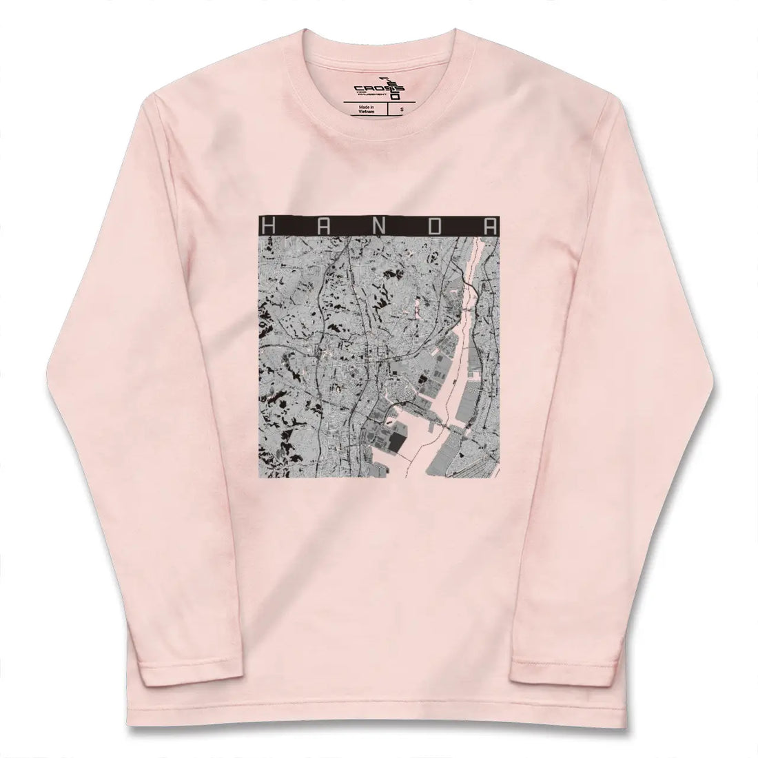 【半田(愛知県)】地図柄ロングスリーブTシャツ