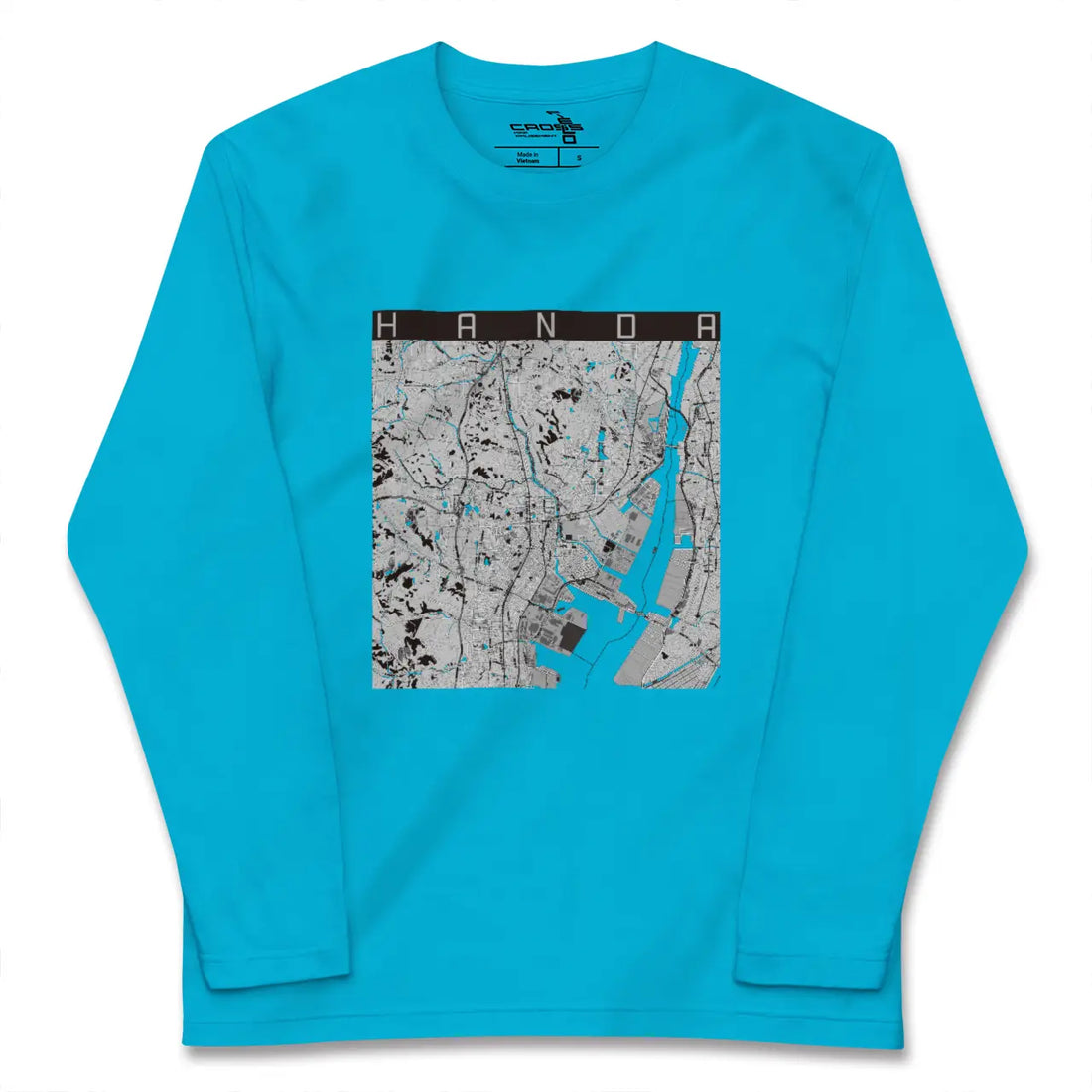 【半田(愛知県)】地図柄ロングスリーブTシャツ