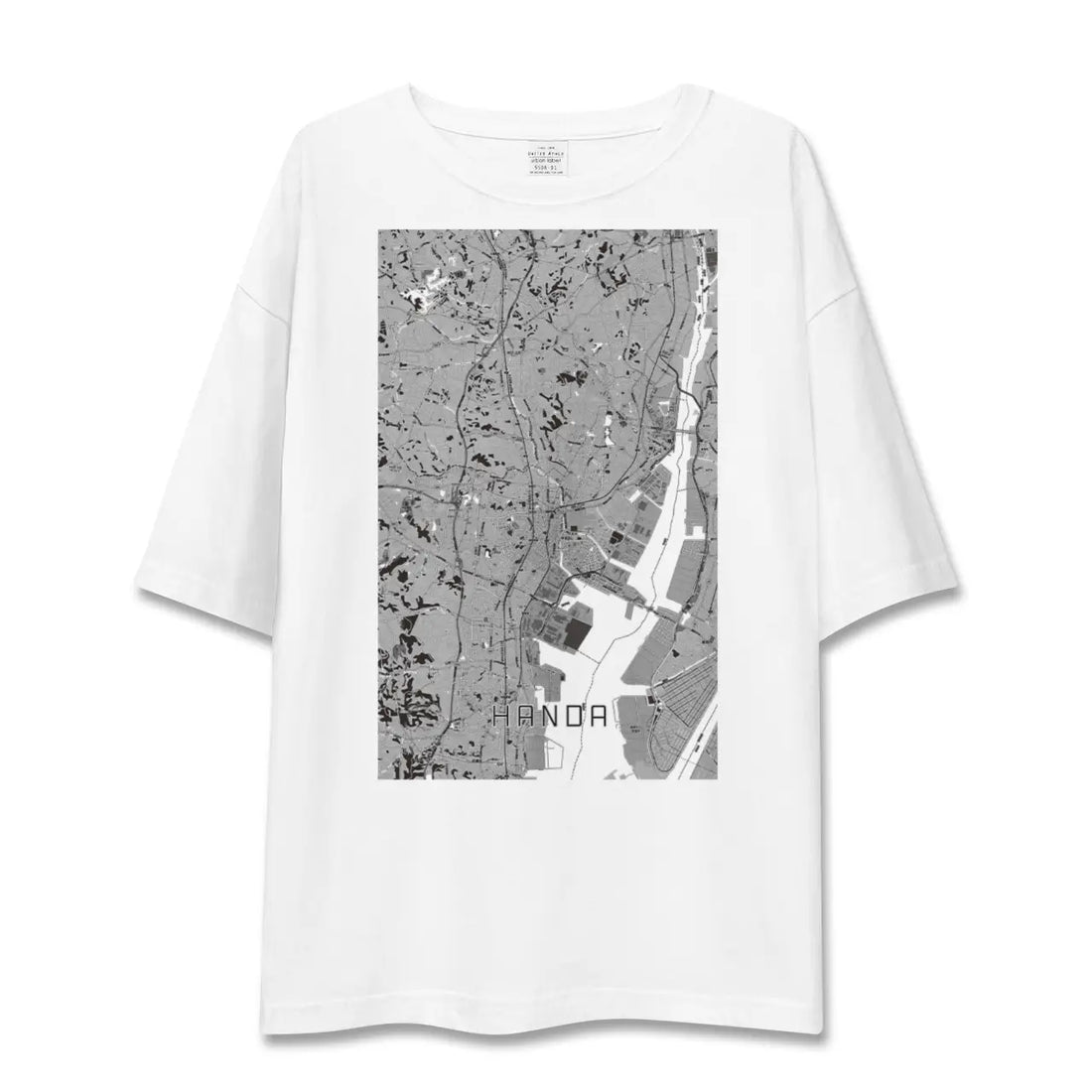 【半田（愛知県）】地図柄ビッグシルエットTシャツ