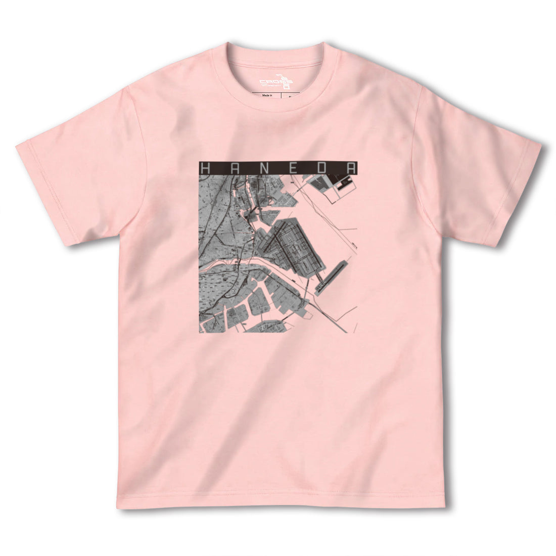 【羽田(東京都)】地図柄ヘビーウェイトTシャツ