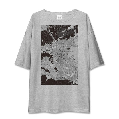 【飯能（埼玉県）】地図柄ビッグシルエットTシャツ