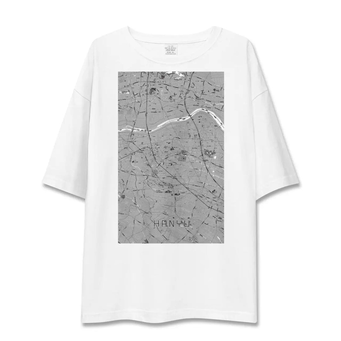 【羽生（埼玉県）】地図柄ビッグシルエットTシャツ