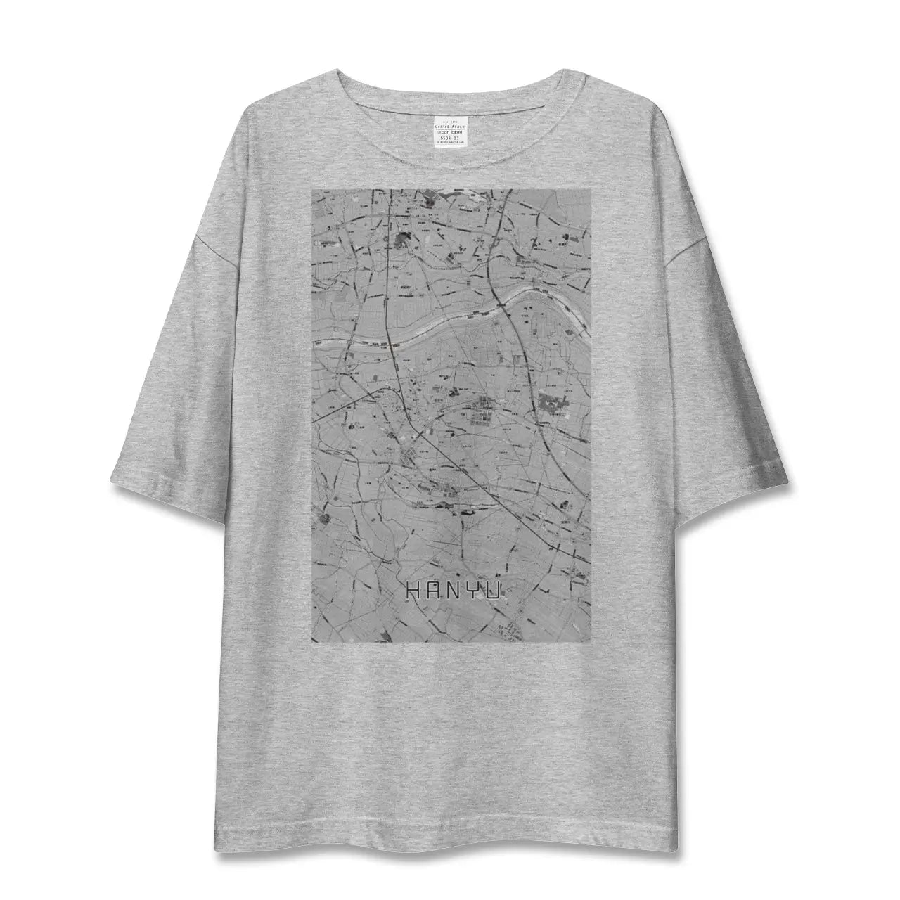 【羽生（埼玉県）】地図柄ビッグシルエットTシャツ