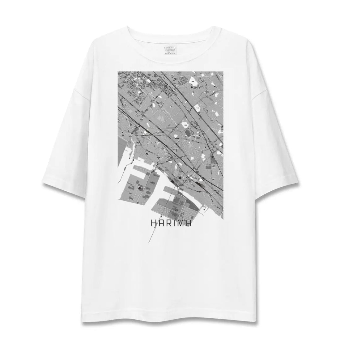 【播磨(兵庫県)】地図柄ビッグシルエットTシャツ