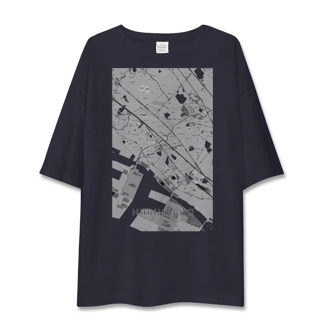 【播磨町（兵庫県）】地図柄ビッグシルエットTシャツ