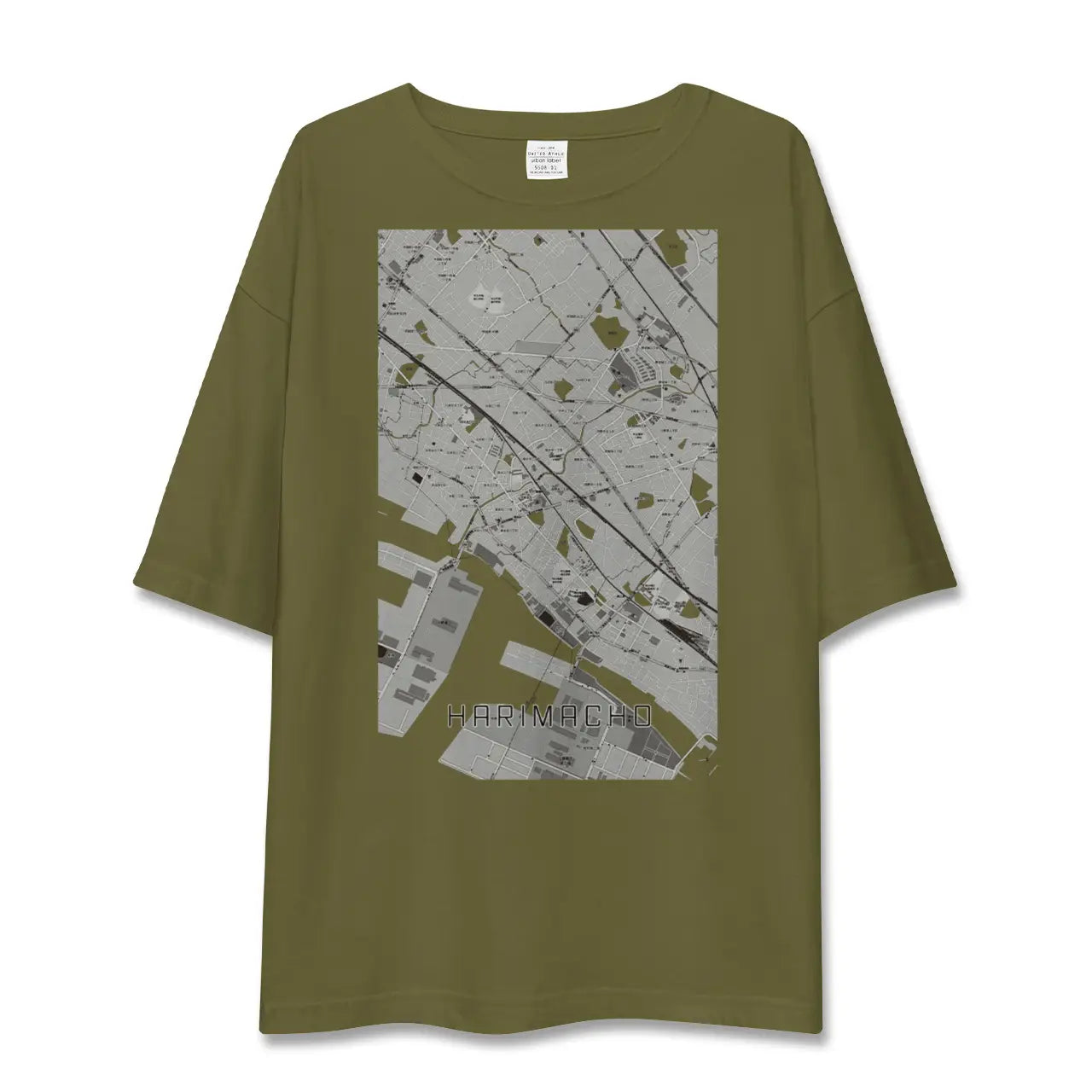 【播磨町（兵庫県）】地図柄ビッグシルエットTシャツ