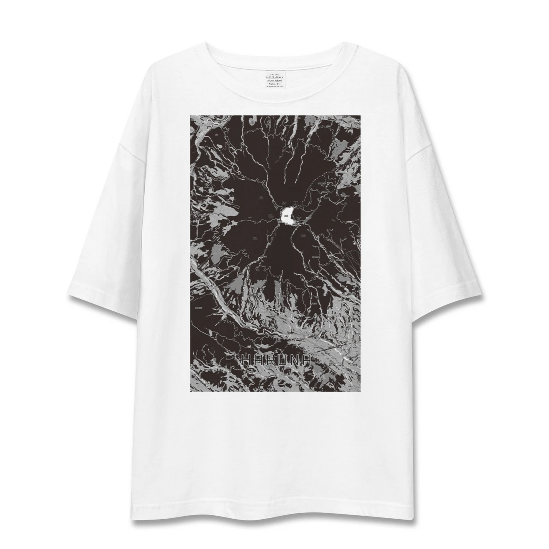 【榛名(群馬県)】地図柄ビッグシルエットTシャツ