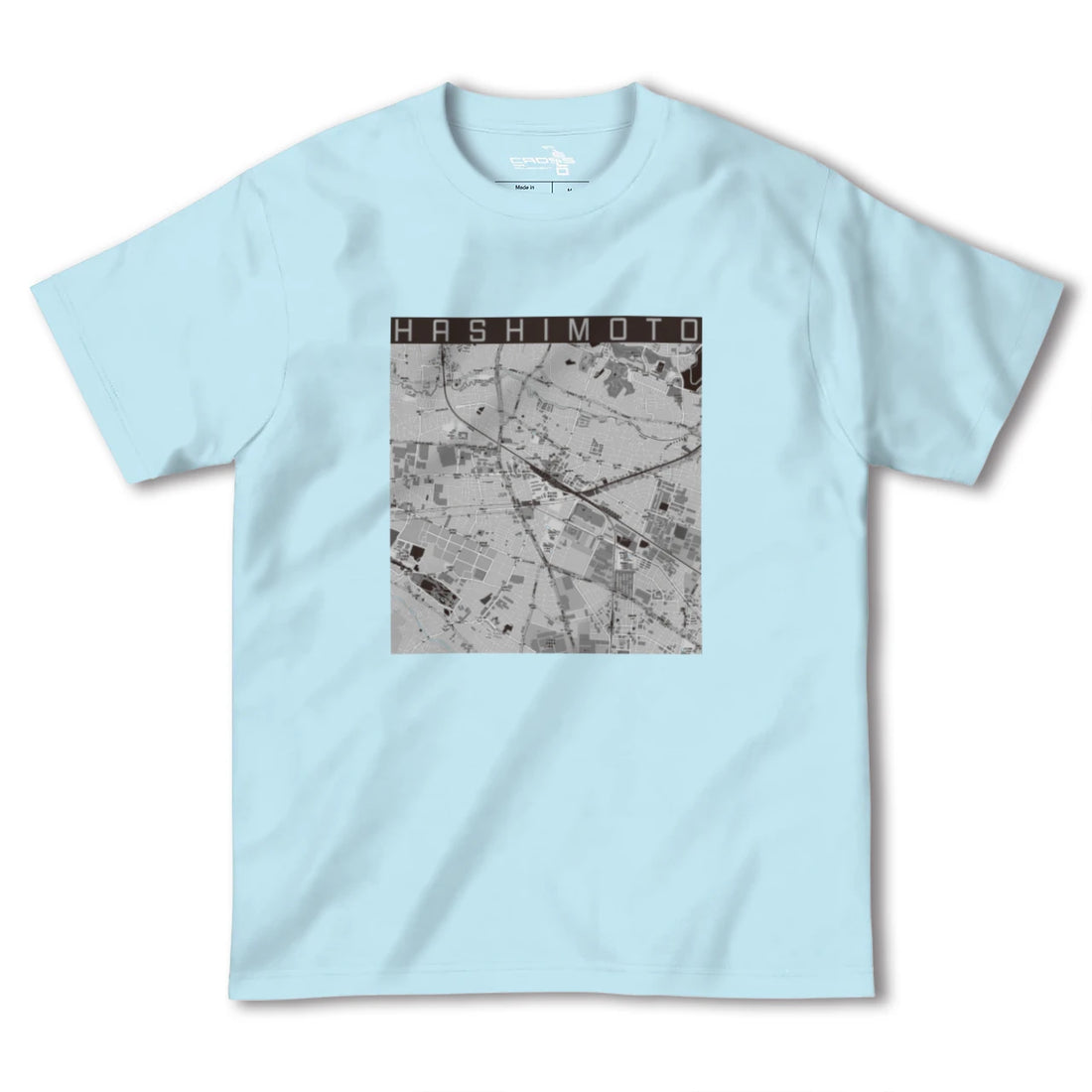 【橋本(神奈川県)】地図柄ヘビーウェイトTシャツ