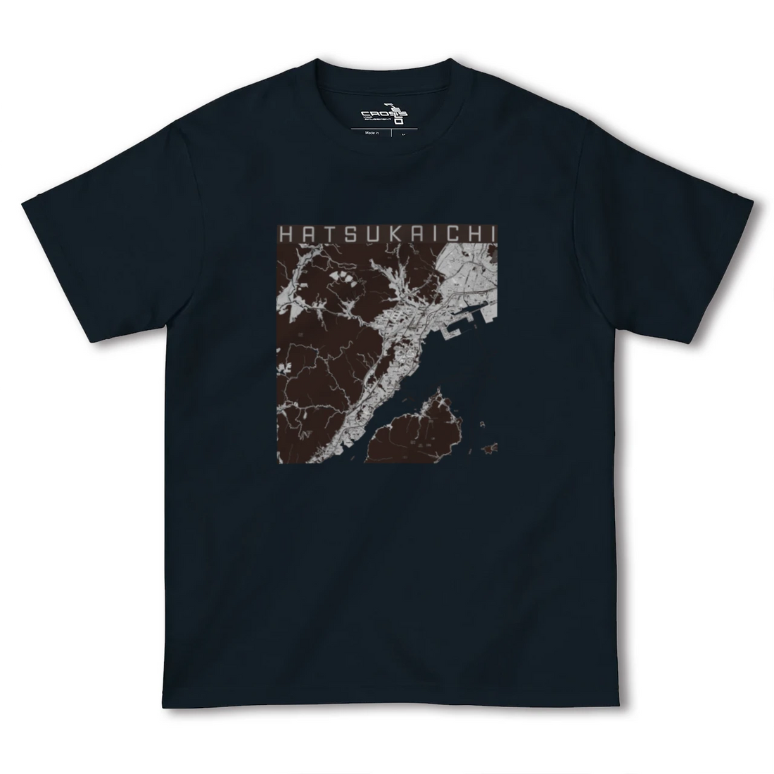 【廿日市(広島県)】地図柄ヘビーウェイトTシャツ