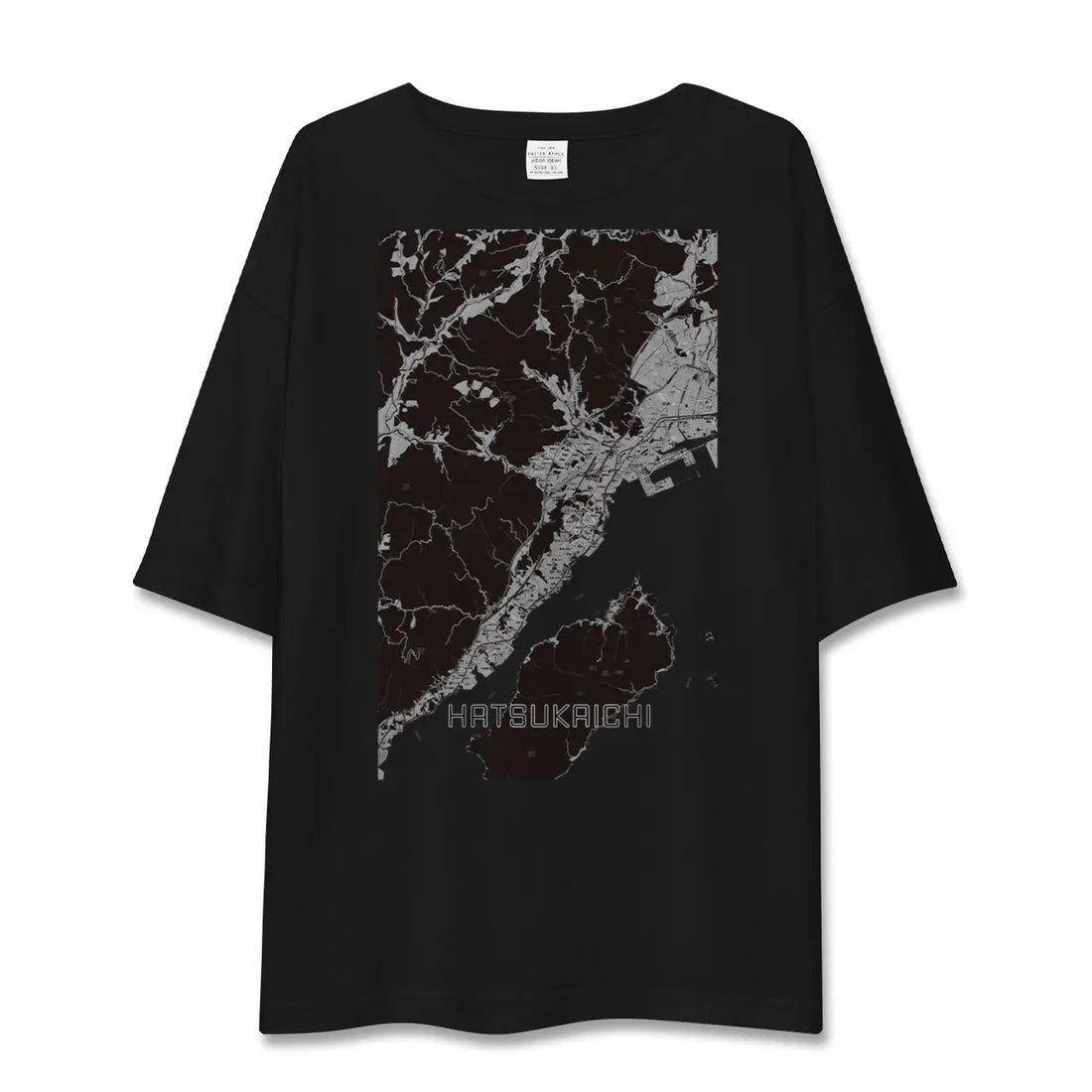 【廿日市(広島県)】地図柄ビッグシルエットTシャツ