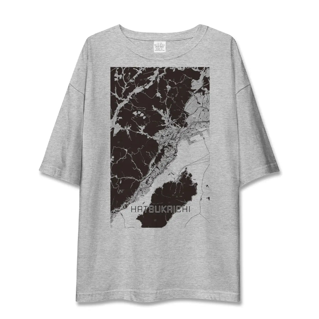 【廿日市（広島県）】地図柄ビッグシルエットTシャツ