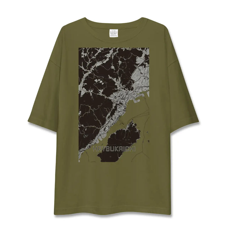 【廿日市（広島県）】地図柄ビッグシルエットTシャツ