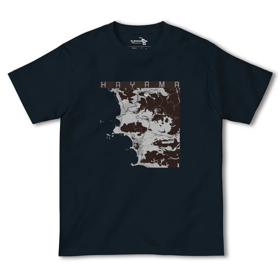【葉山（神奈川県）】地図柄ヘビーウェイトTシャツ
