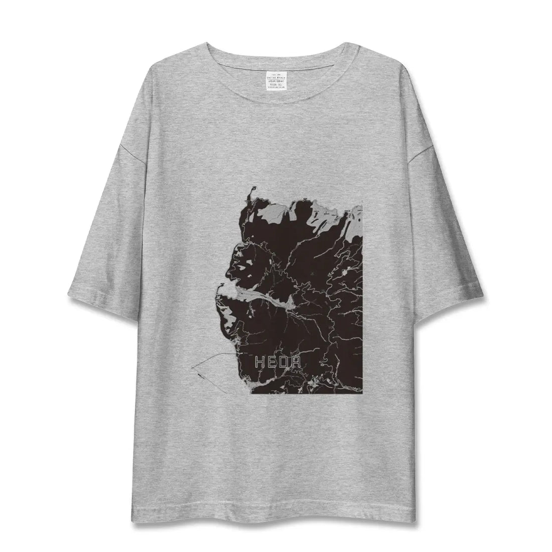 【戸田（静岡県）（静岡県）】地図柄ビッグシルエットTシャツ