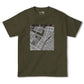 【日比谷（東京都）】地図柄ヘビーウェイトTシャツ
