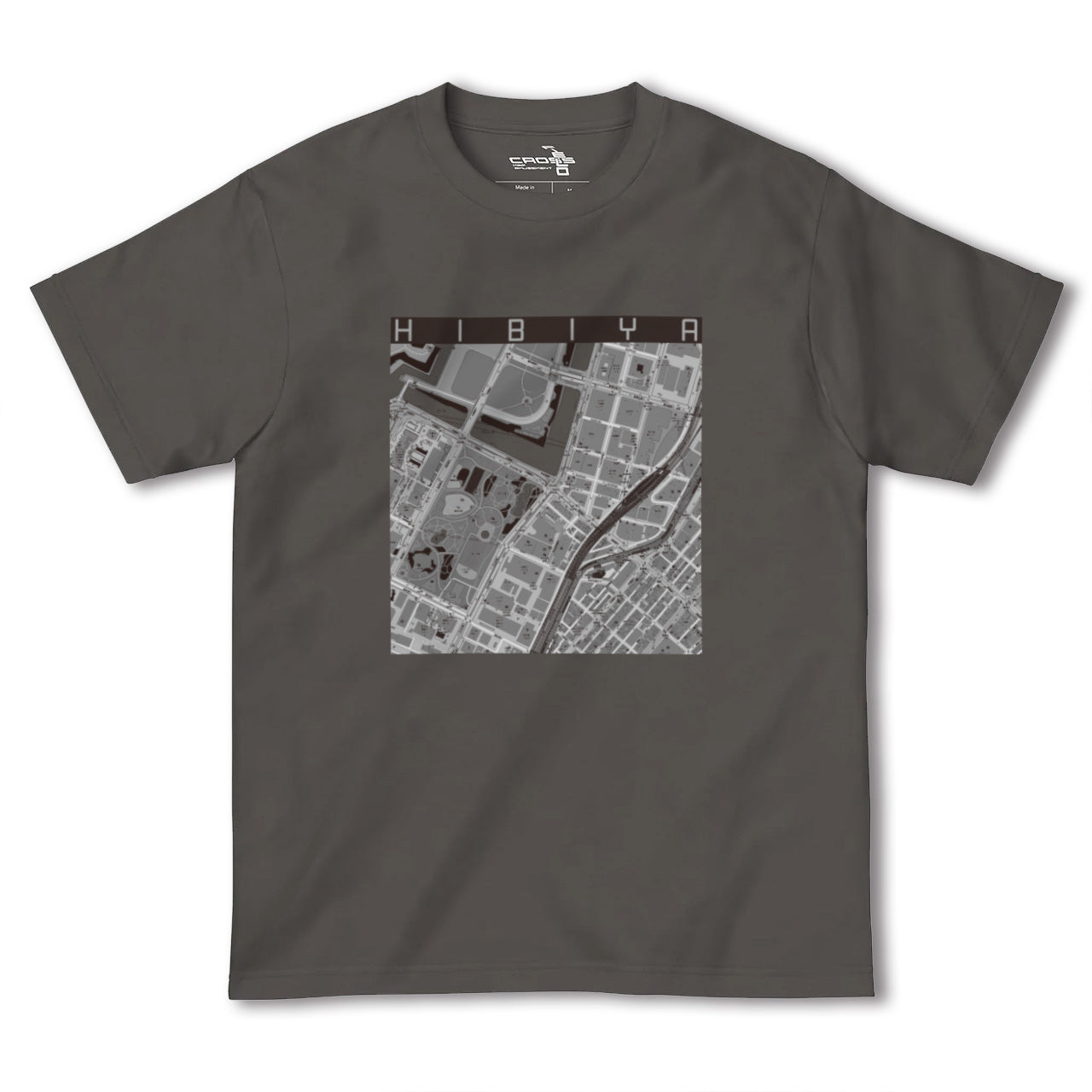 【日比谷（東京都）】地図柄ヘビーウェイトTシャツ