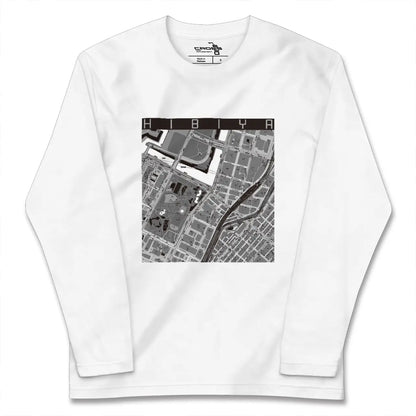 【日比谷（東京都）】地図柄ロングスリーブTシャツ