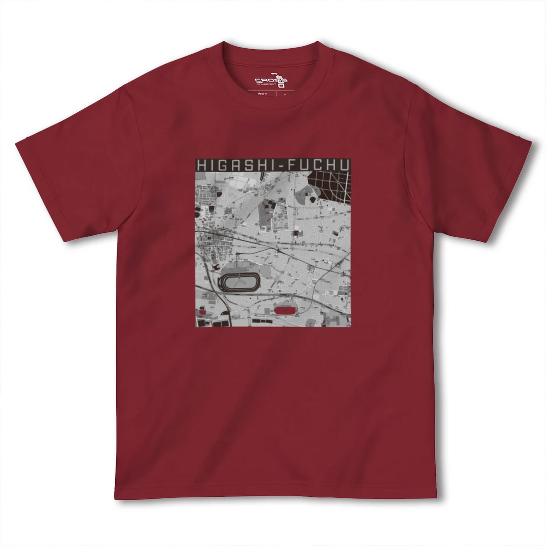 【東府中(東京都)】地図柄ヘビーウェイトTシャツ