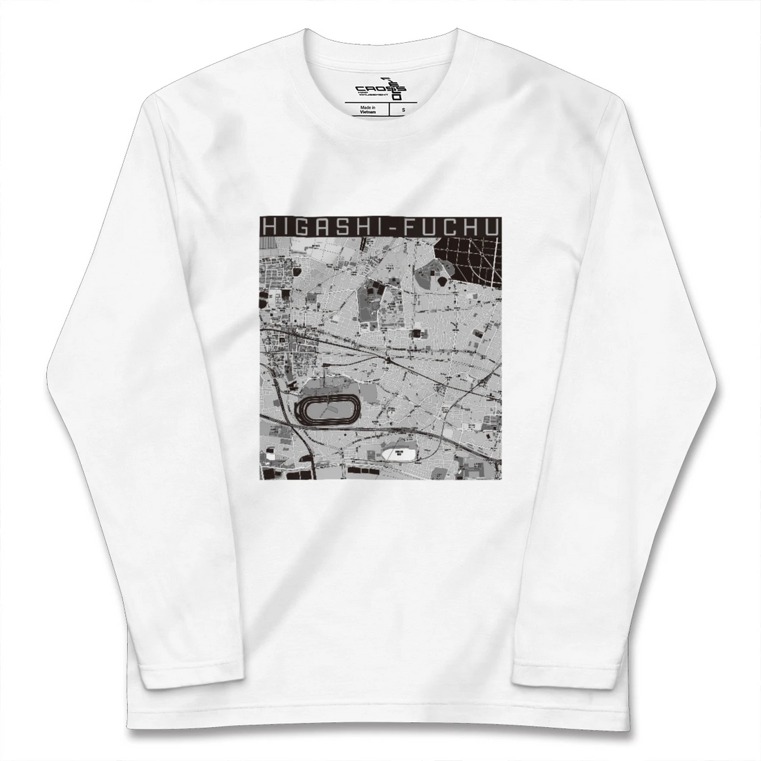 【東府中(東京都)】地図柄ロングスリーブTシャツ