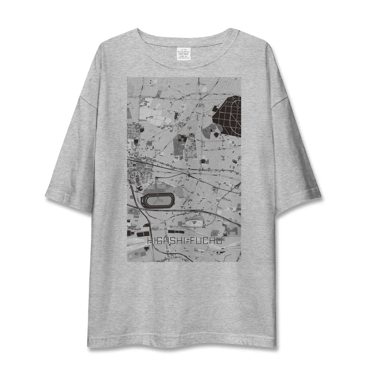 【東府中（東京都）】地図柄ビッグシルエットTシャツ