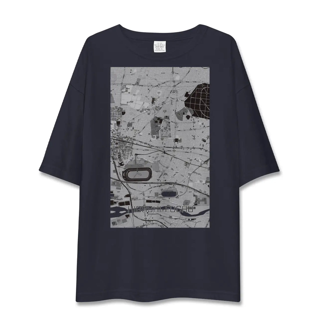 【東府中(東京都)】地図柄ビッグシルエットTシャツ