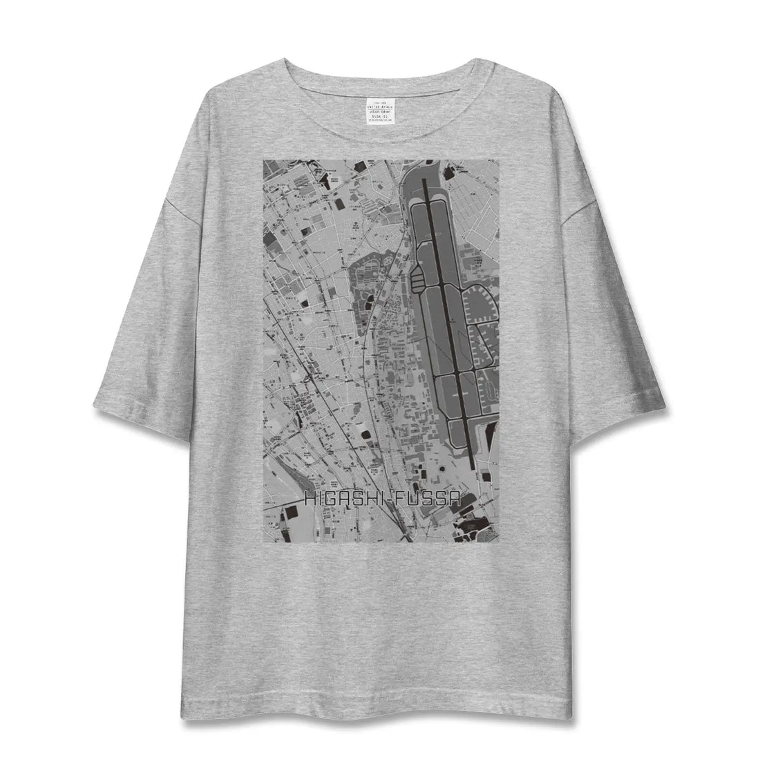 【東福生（東京都）】地図柄ビッグシルエットTシャツ