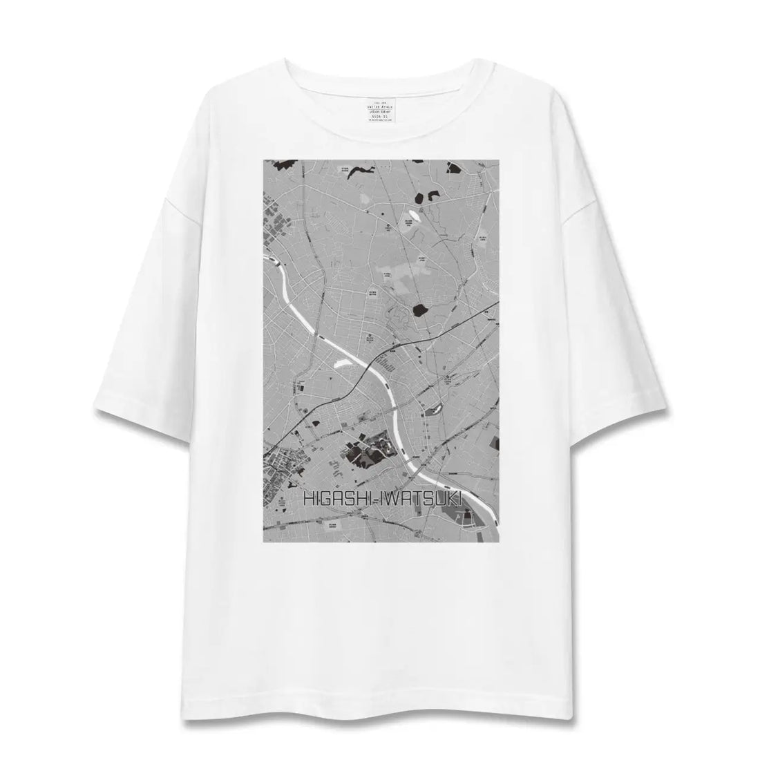 【東岩槻(埼玉県)】地図柄ビッグシルエットTシャツ