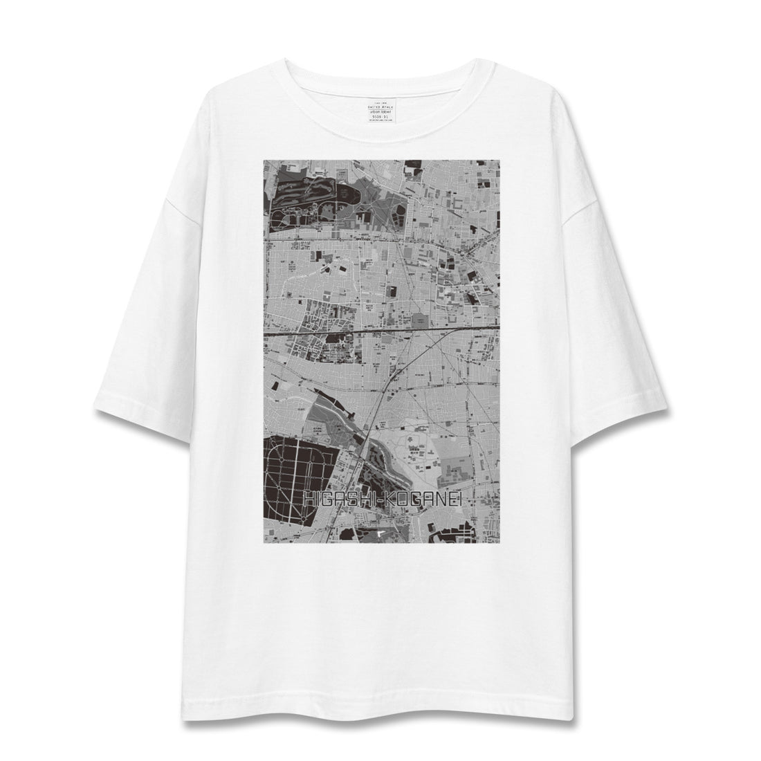 【東小金井（東京都）】地図柄ビッグシルエットTシャツ