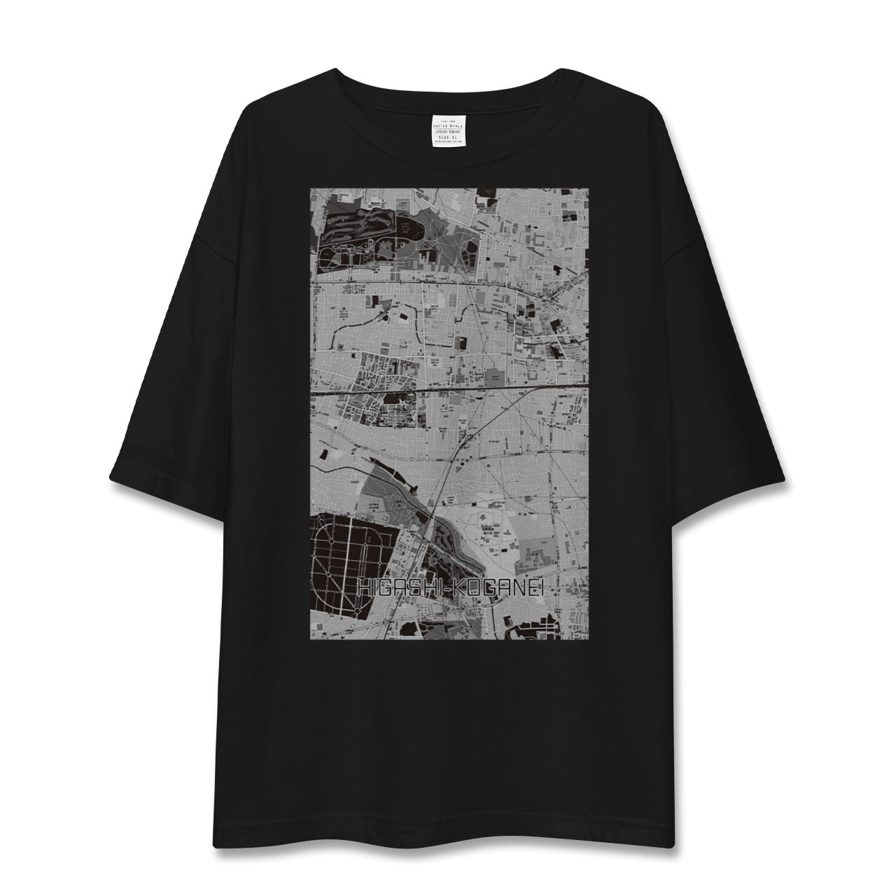 【東小金井（東京都）】地図柄ビッグシルエットTシャツ