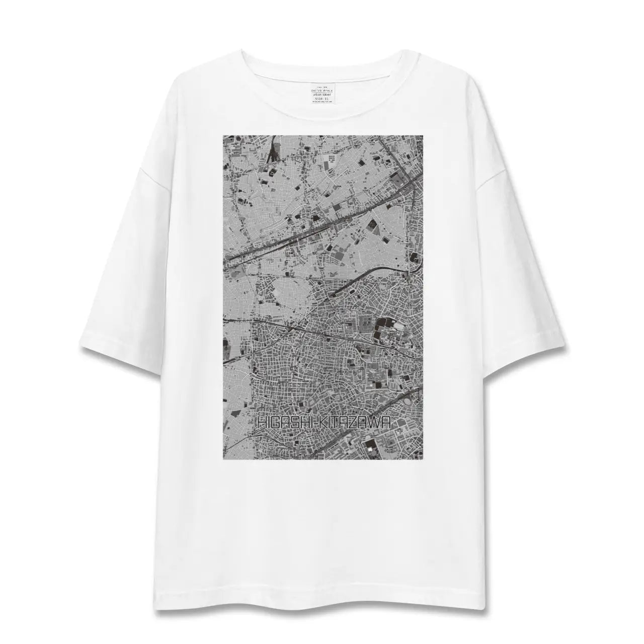【東北沢（東京都）】地図柄ビッグシルエットTシャツ