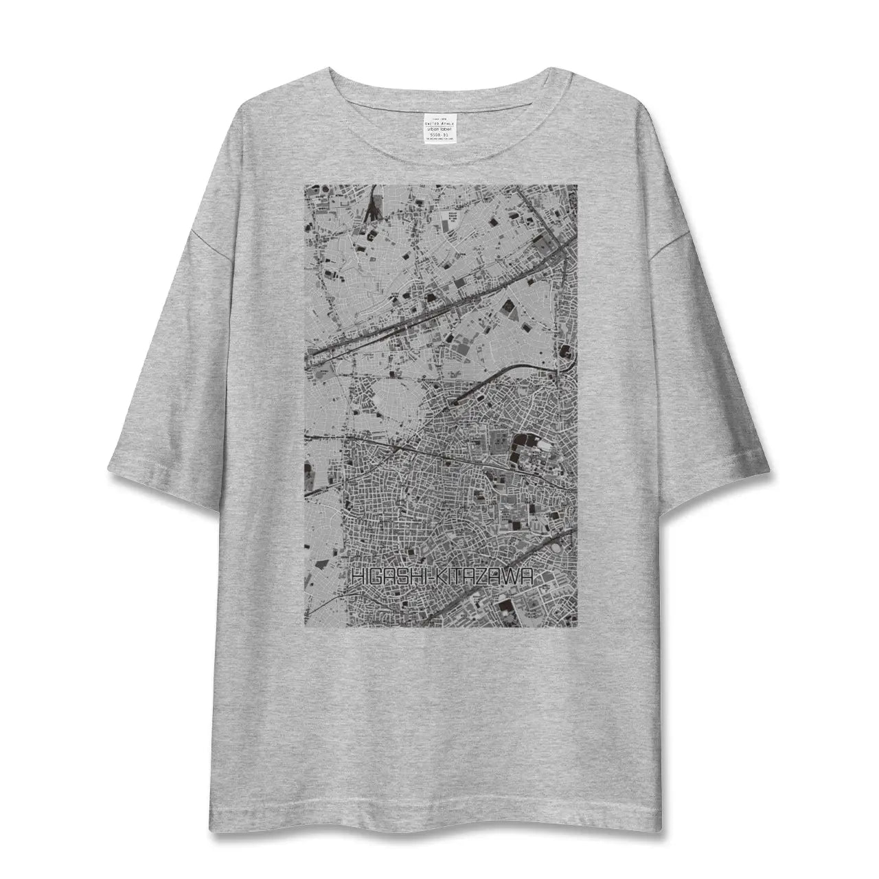 【東北沢（東京都）】地図柄ビッグシルエットTシャツ