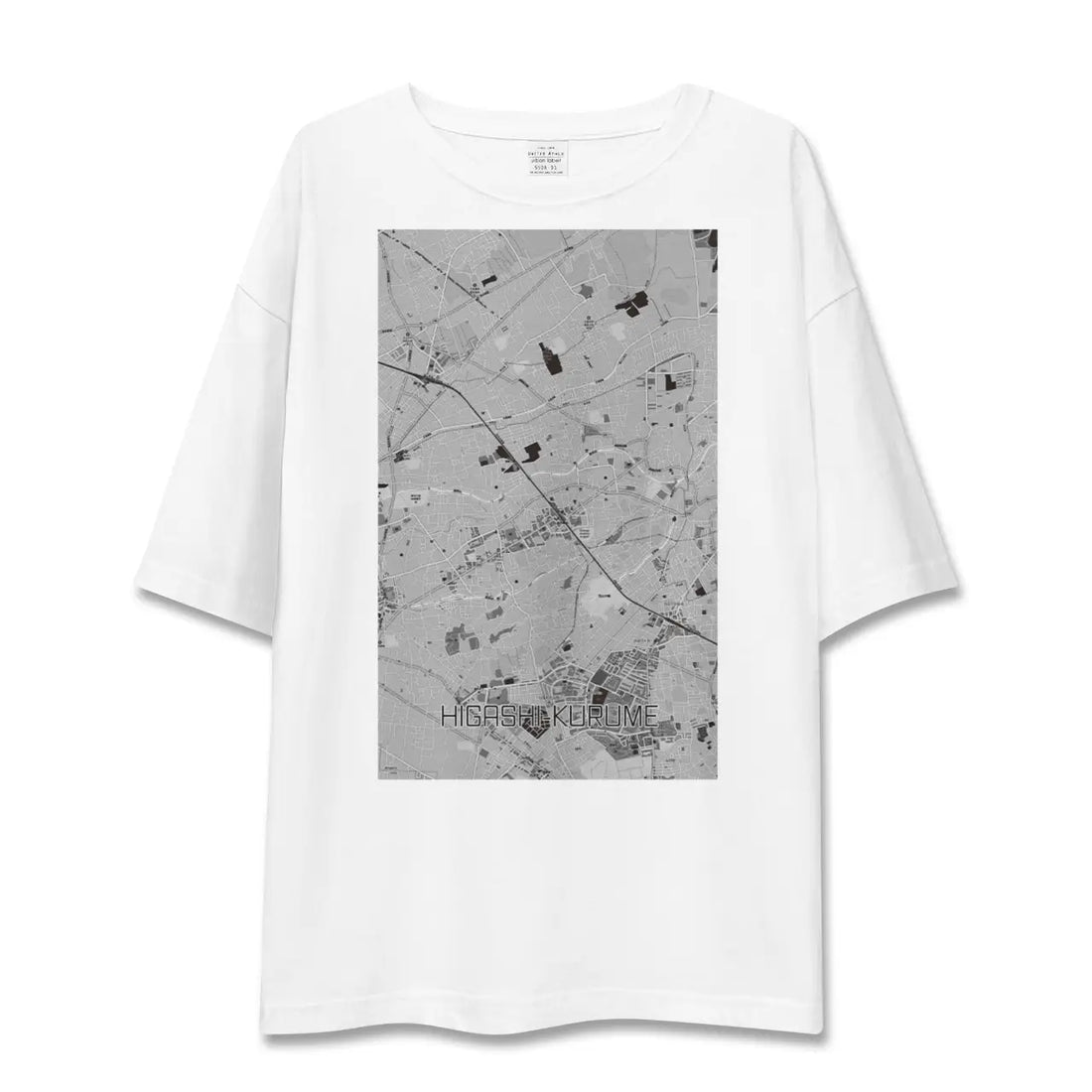 【東久留米(東京都)】地図柄ビッグシルエットTシャツ