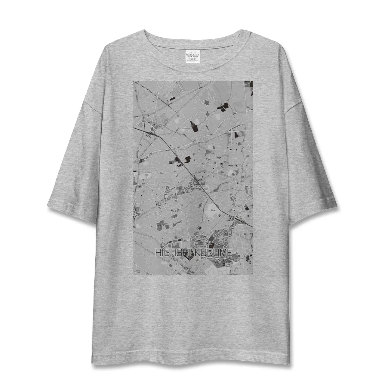 【東久留米（東京都）】地図柄ビッグシルエットTシャツ