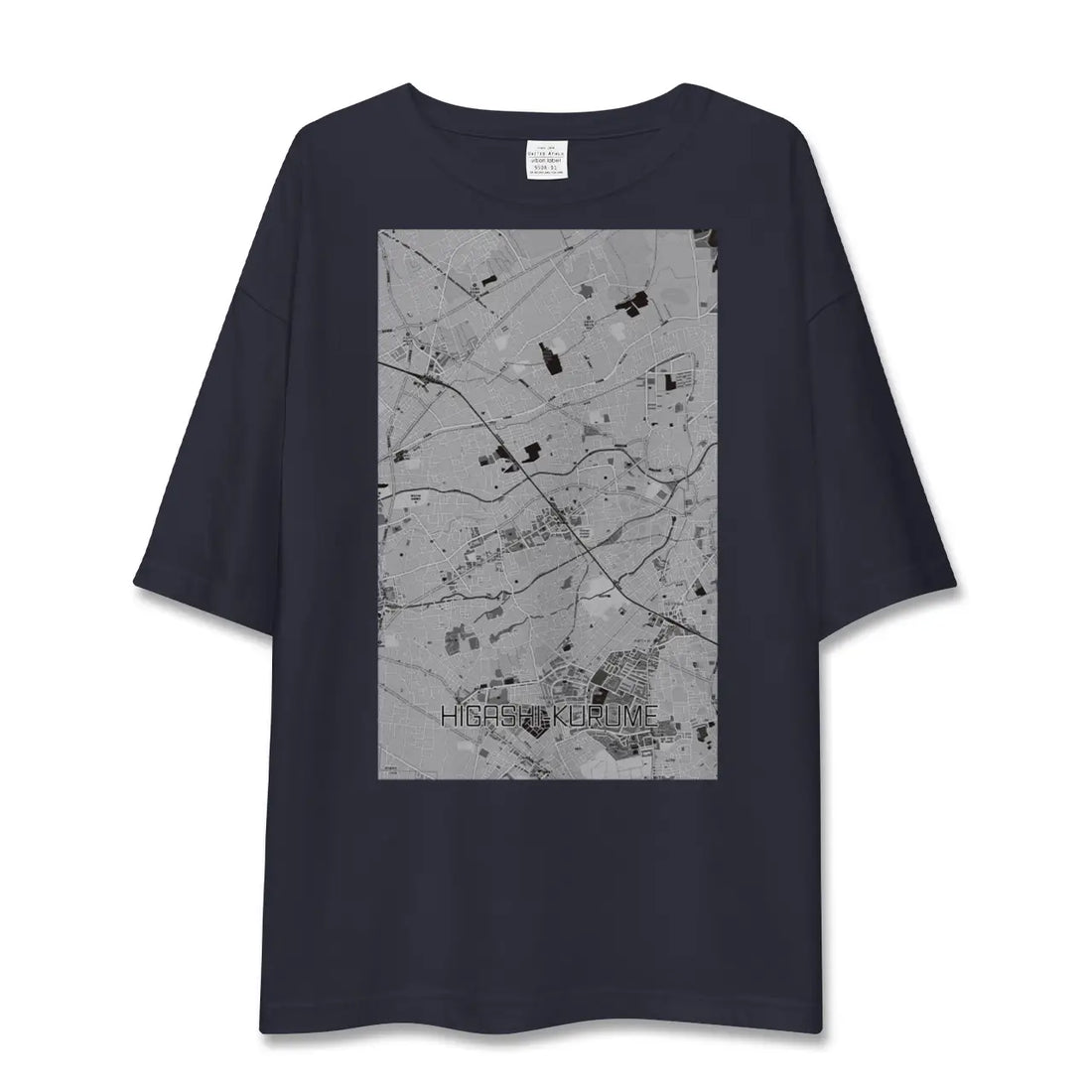 【東久留米（東京都）】地図柄ビッグシルエットTシャツ