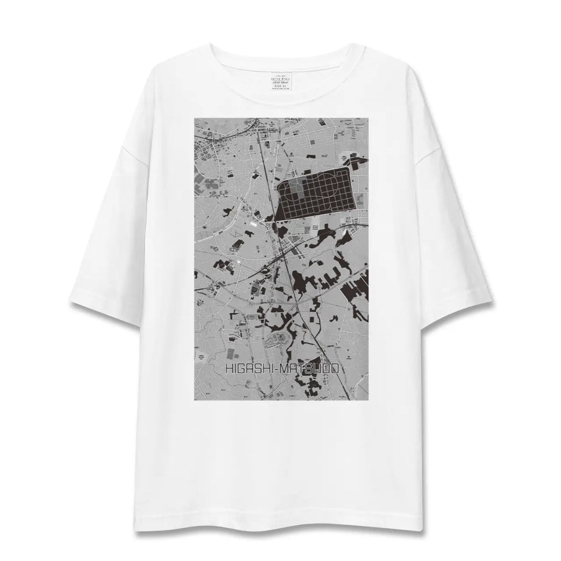 【東松戸(千葉県)】地図柄ビッグシルエットTシャツ